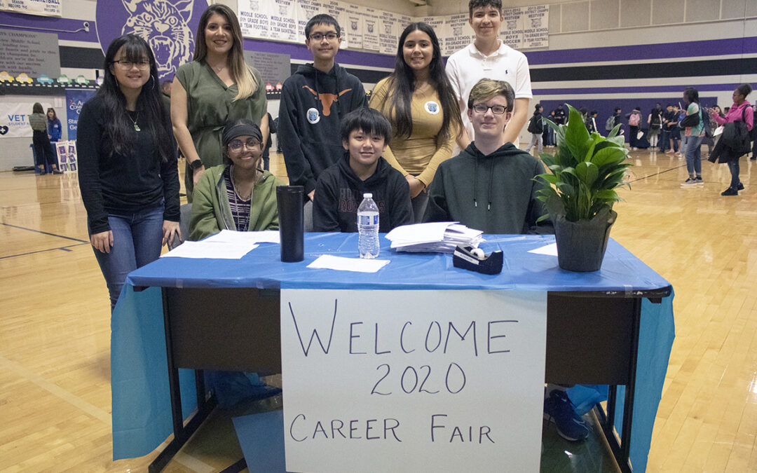 At Westview Middle School, an Eighth Grade Group Inspires the Student Body About Future Careers in the Central Texas Workforce