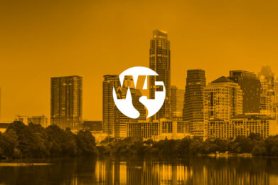 WFS logo in gold